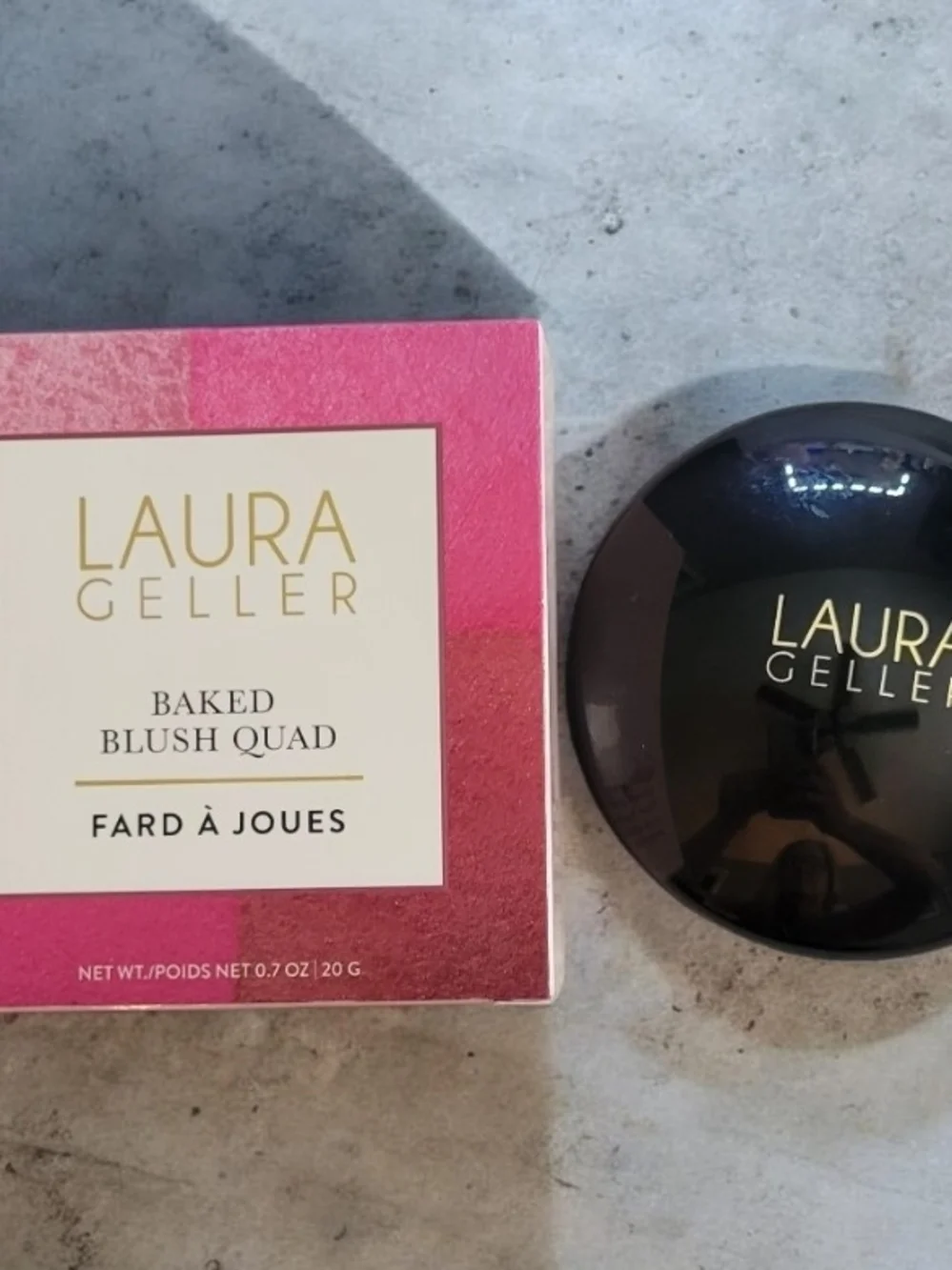 Laura Geller Multi-Tone Baked Blush Quad Huge Compact NEW